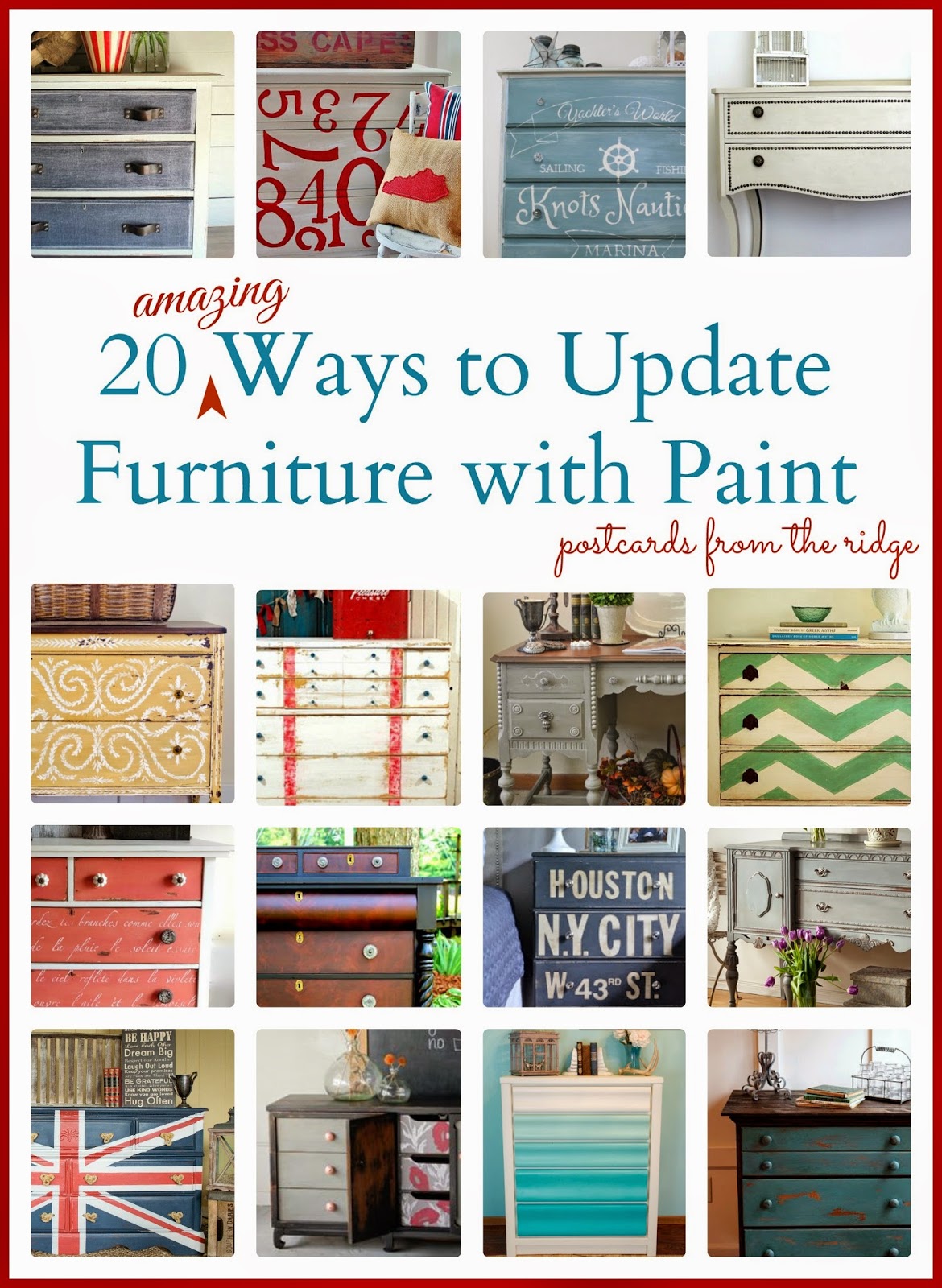 20 amazing ways to update furniture with paint Postcards from the Ridge