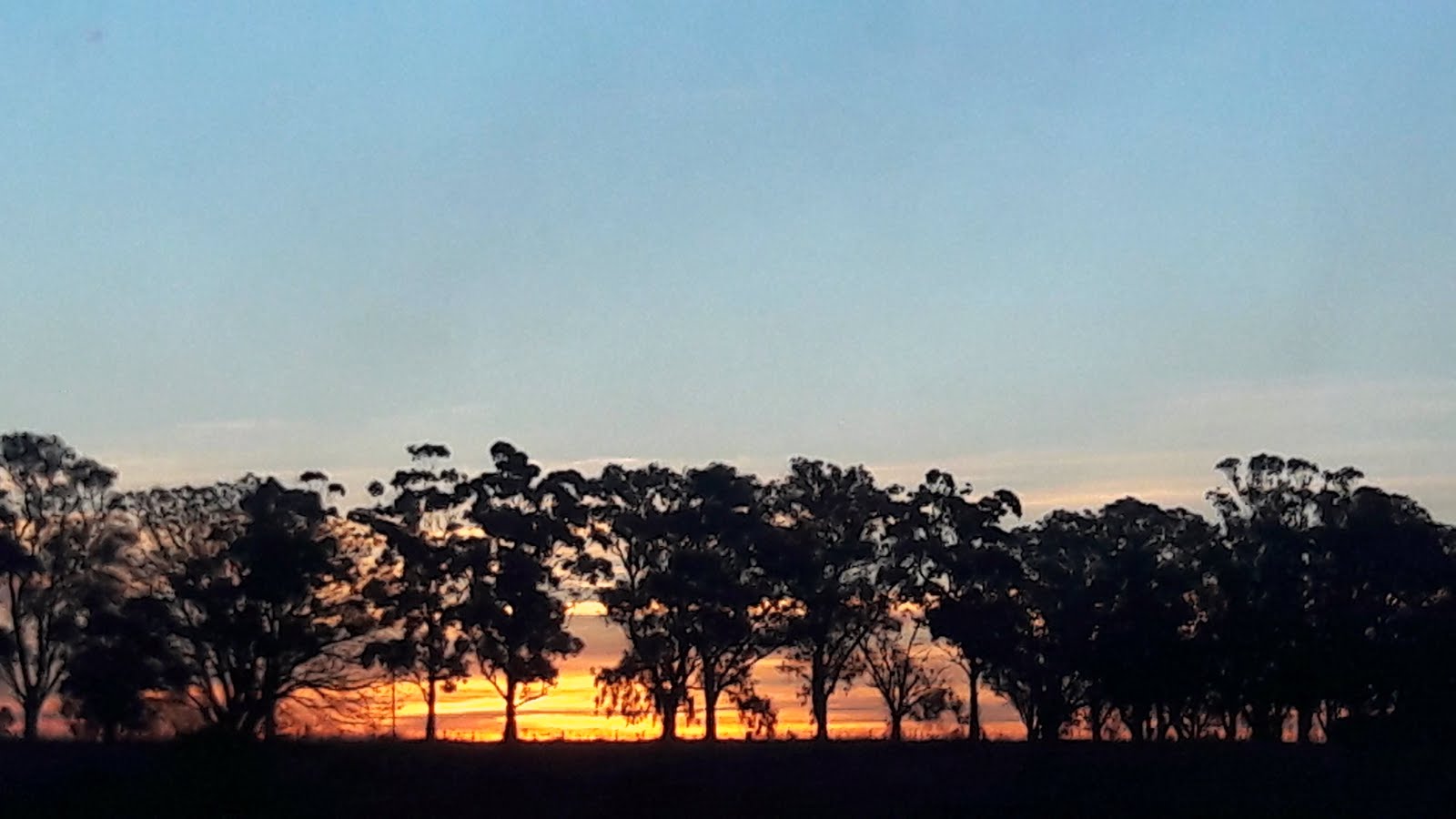 La puesta del sol en nuestra región