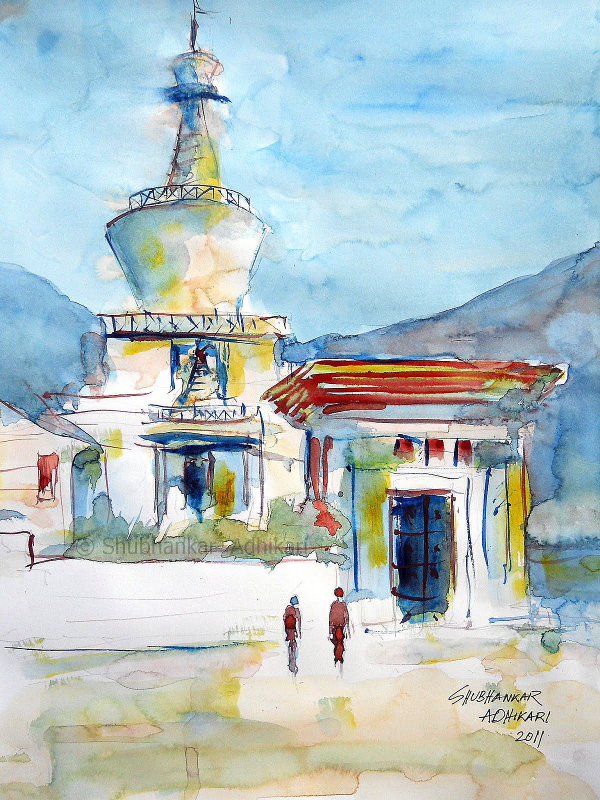 Shubhankar Adhikari's painting