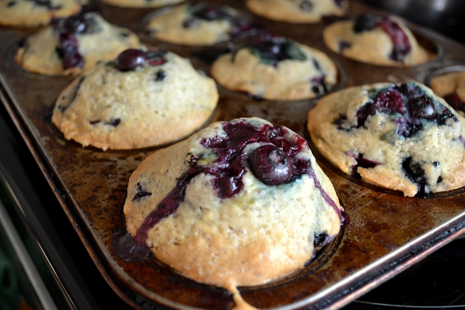 Kirsten's Kitchen of vegan creations Fruit explosion! muffins