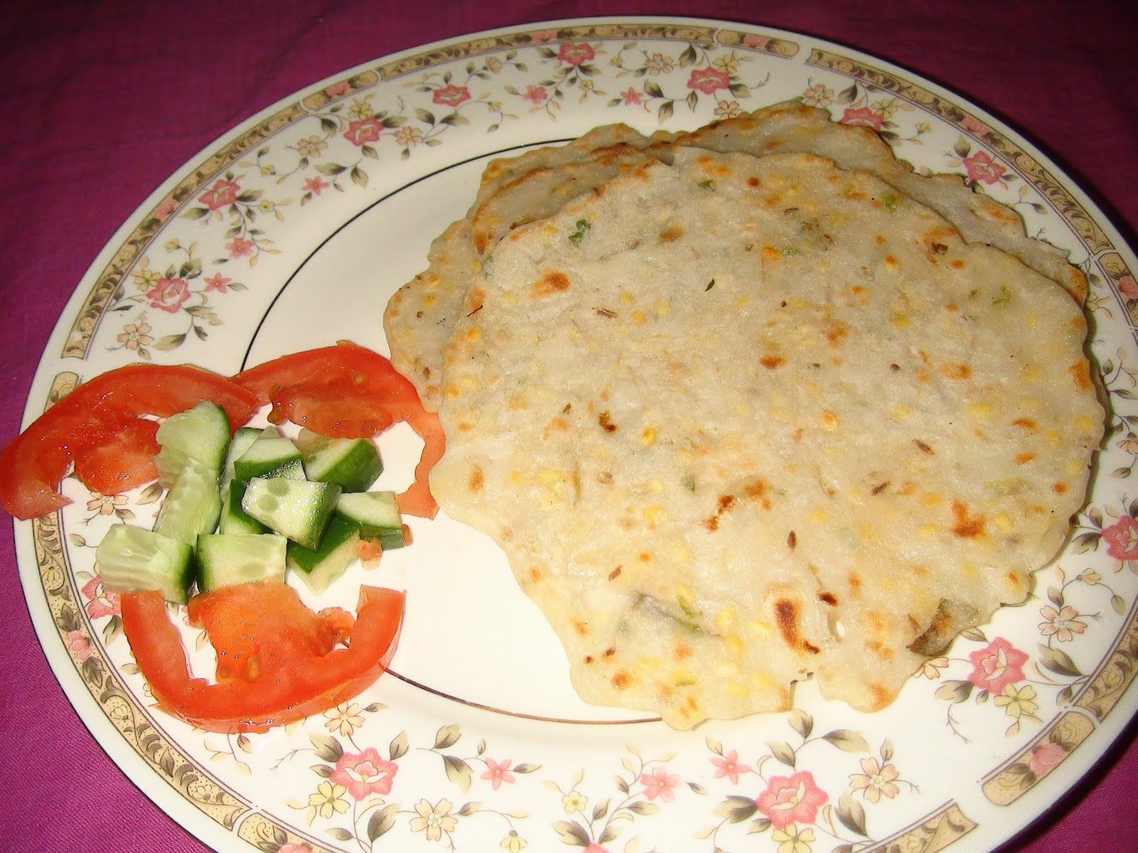 Andhra Plate Rice Flour Roti