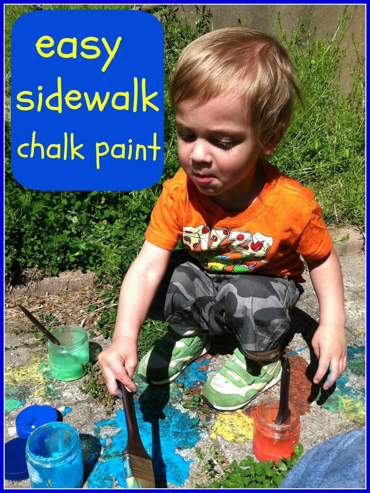 Urban Flowerpot Washable Sidewalk Chalk Paint