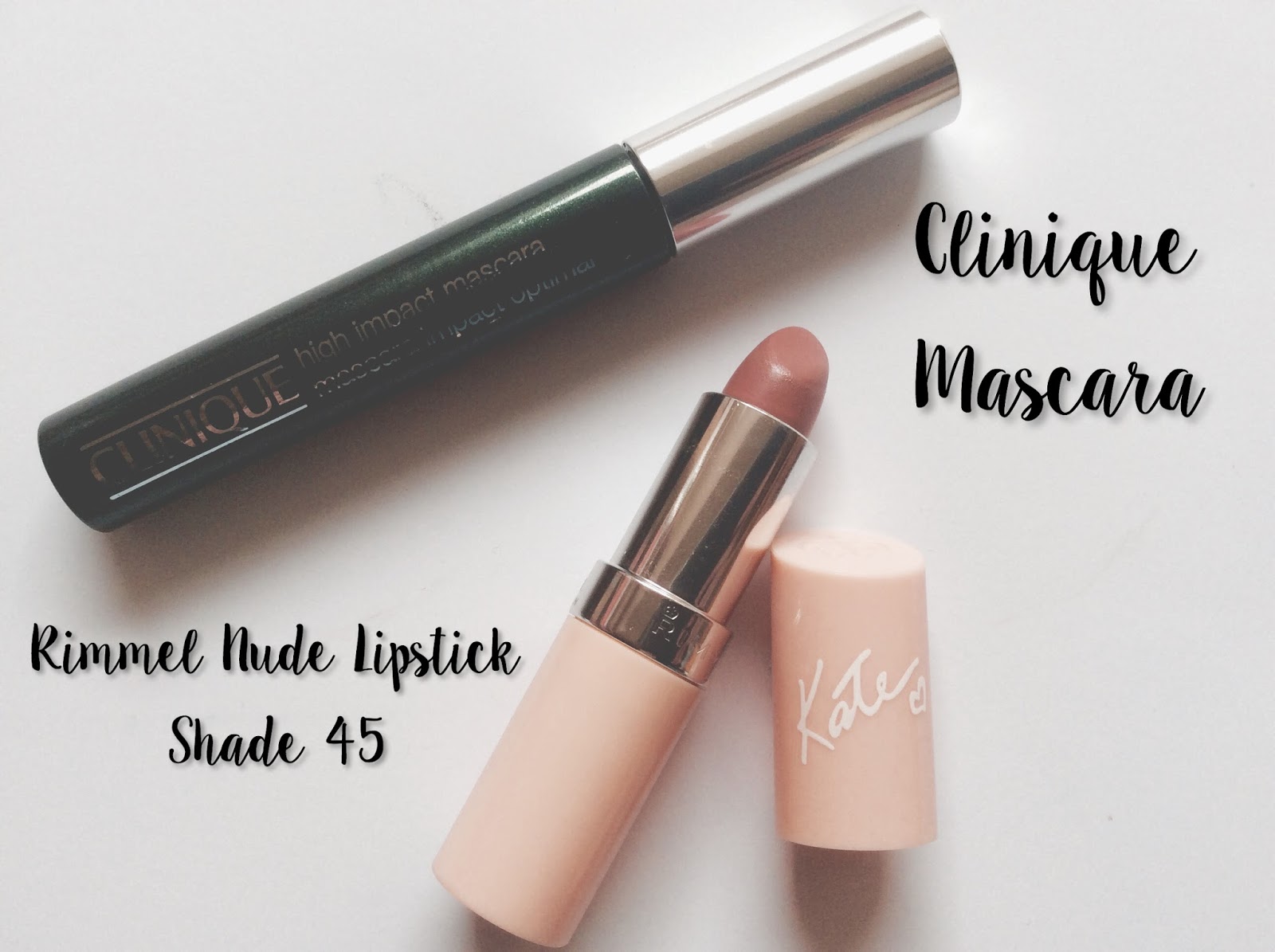 rimmel lipstick clinique mascara