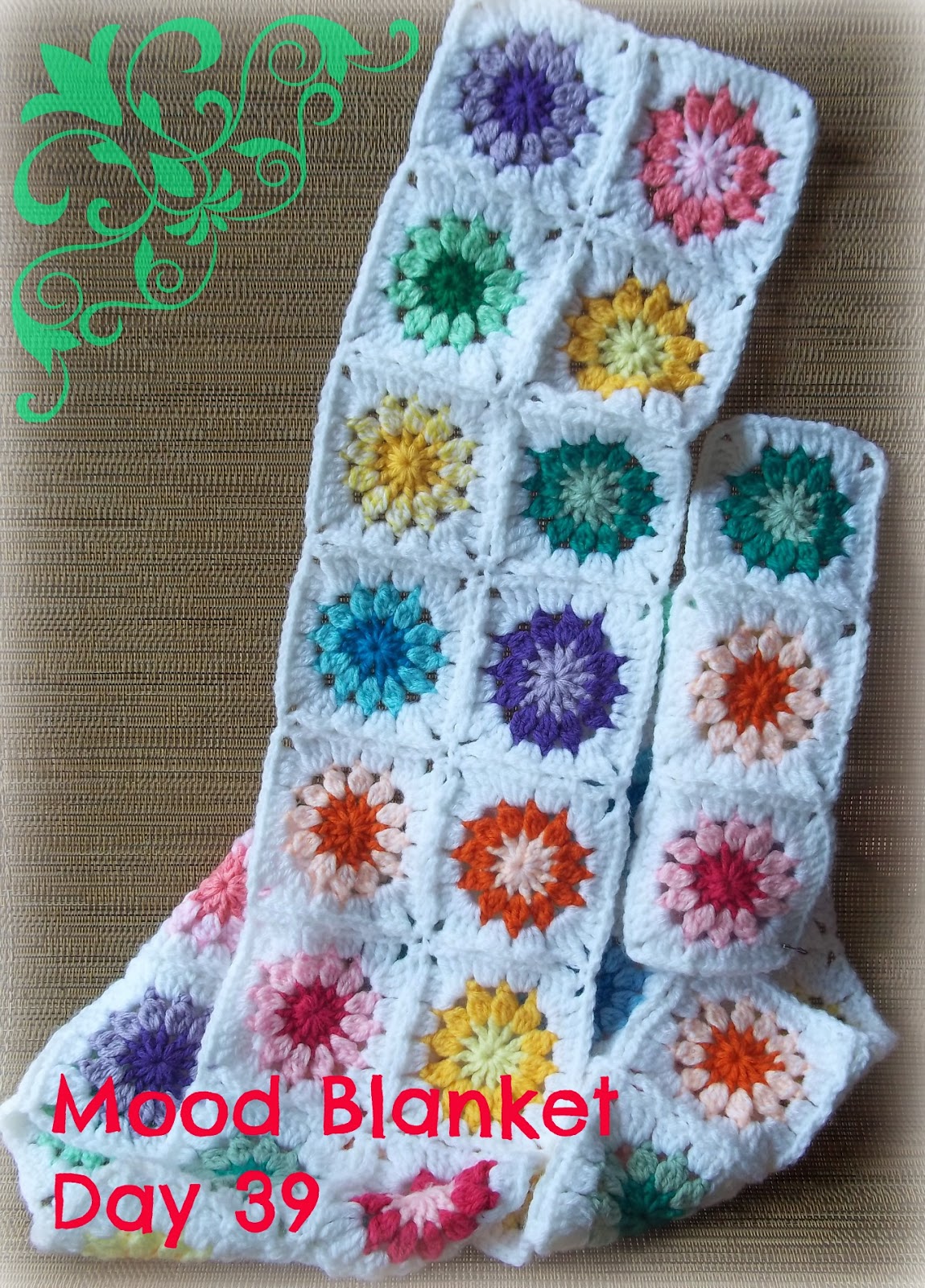 Zooty Owl's Crafty Blog crochet mood blanket 2014