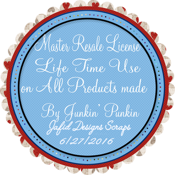 Junkin' Punkin Master Resale License