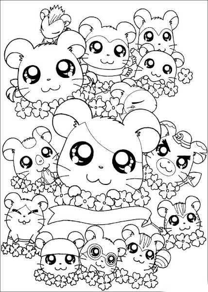 Cute Animal Coloring Pages Hard