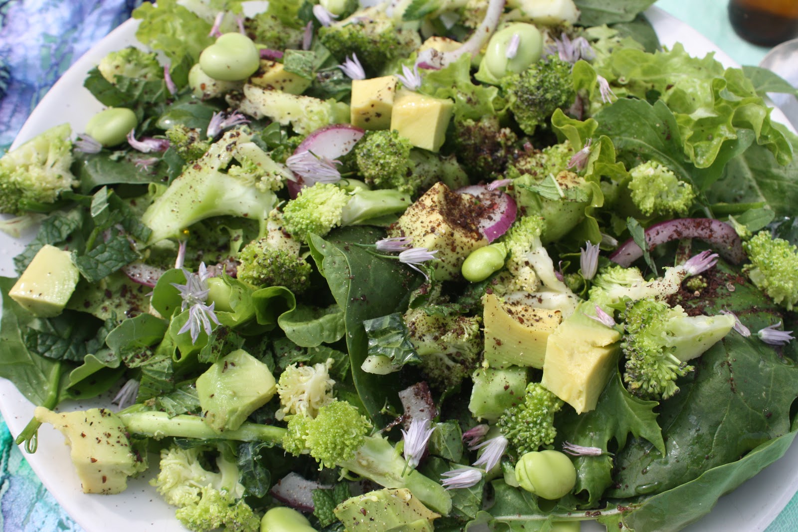 The Vegetarian Broccoli, Avocado & Sumac Salad