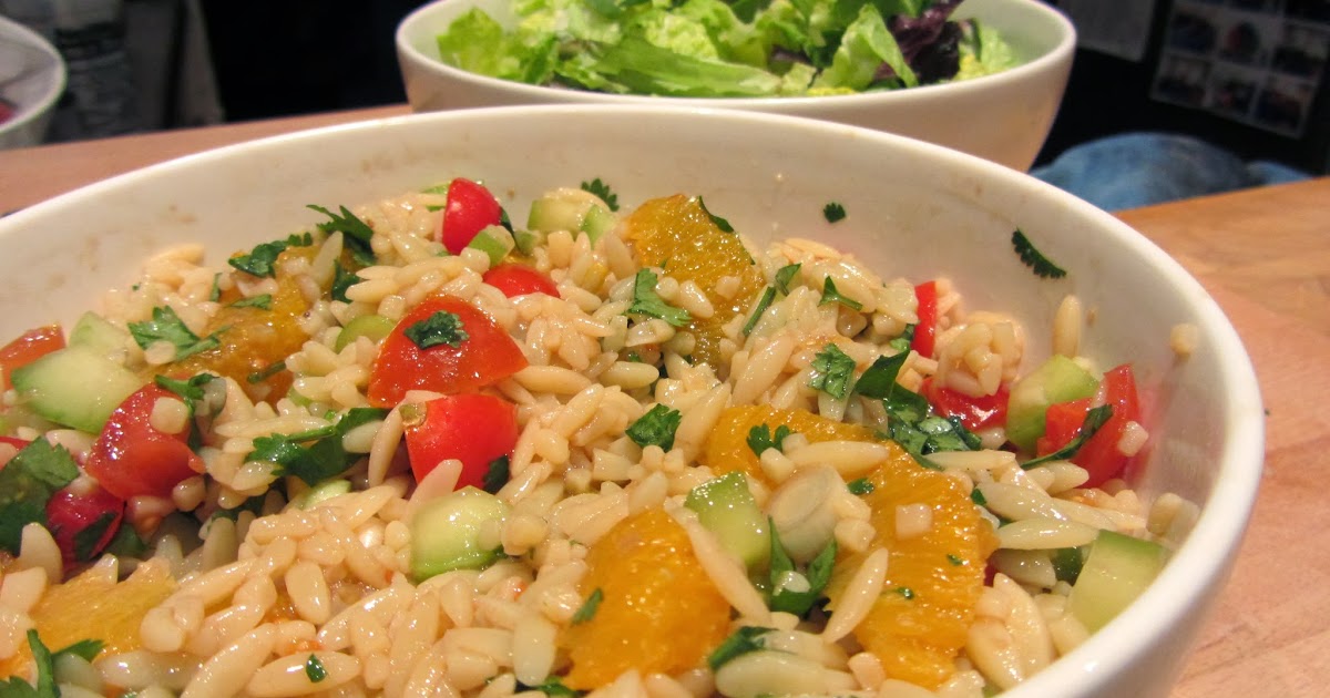 Slimming World Delights Orange and Balsamic Orzo Salad