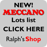 We are selling off ALL OUR MECCANO to keep uptodate with what is new click on the link below!