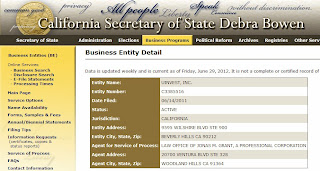 uinvest legality from california secretary of state