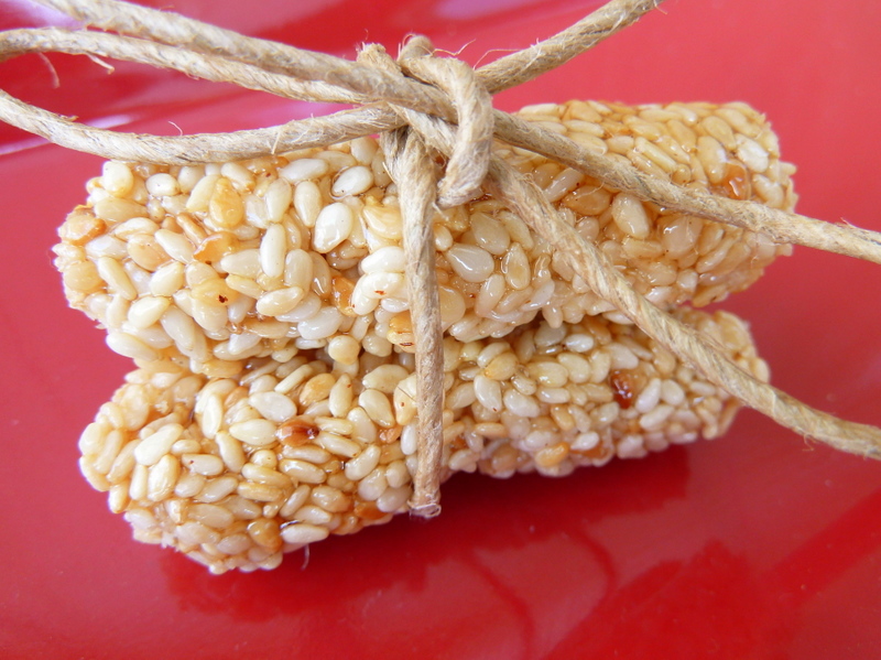 Cookin' Cowgirl Sesame Seed Honey Candy {Pasteli}