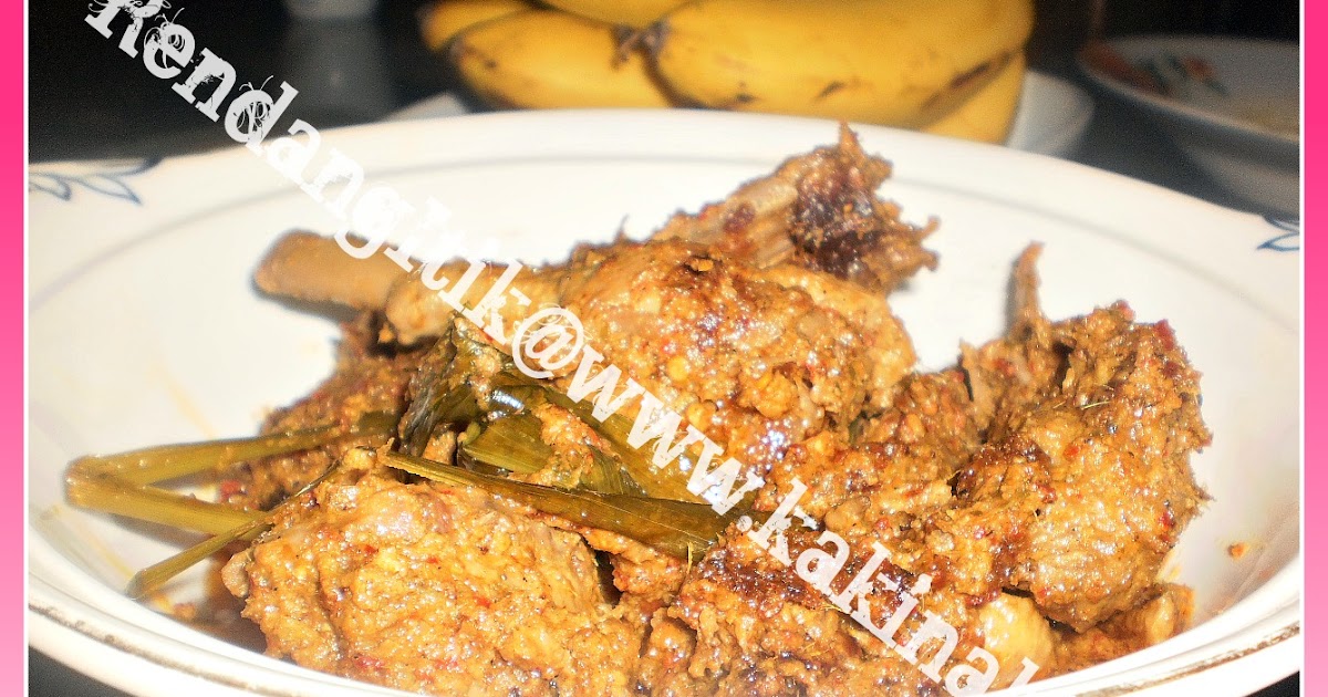 khazanah warisan orang lama Resepi Rendang Ayam Minang