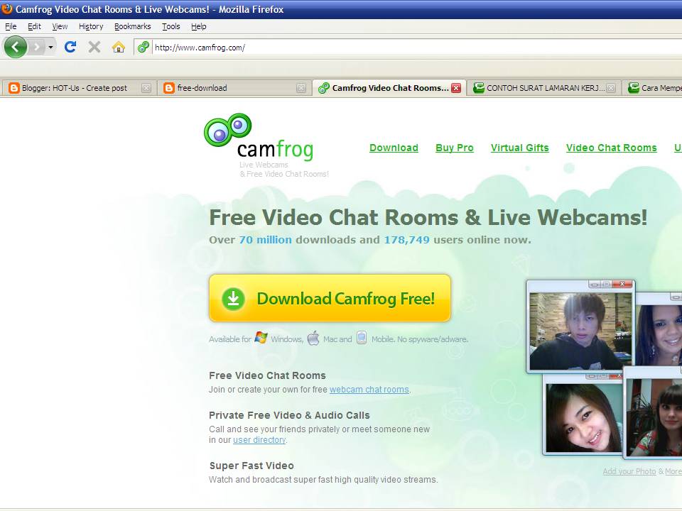 Camfrog whore private chat anal