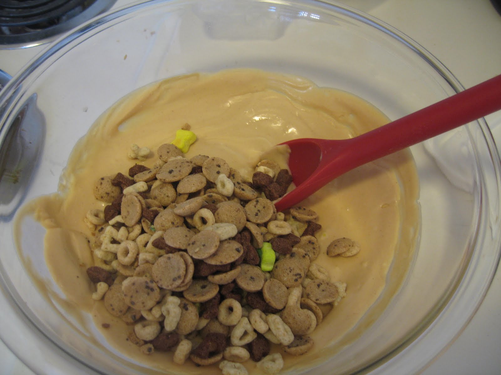 Be Brave, Keep Going Recipe White Chocolate Peanut Butter Cereal Mash