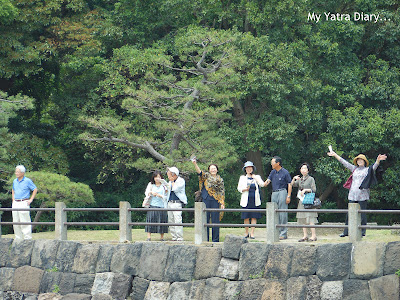 People waving at us, The Sumida River Cruise