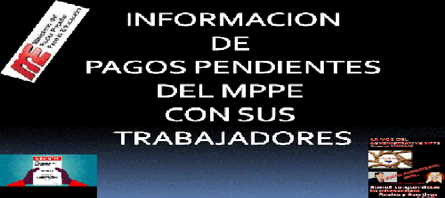 INFORMACION DE PAGOS PENDIENTES