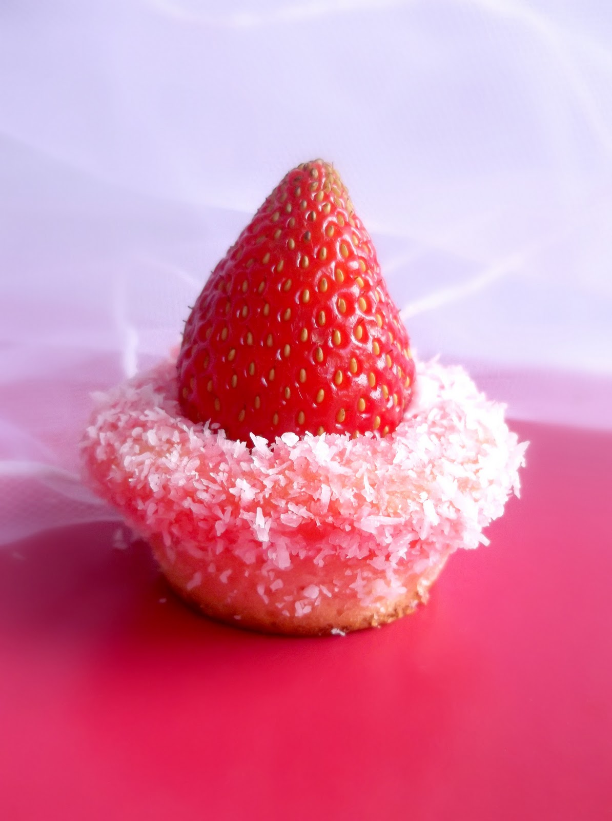 Lick The Spoon Strawberries and Cream Jelly Cupcakes