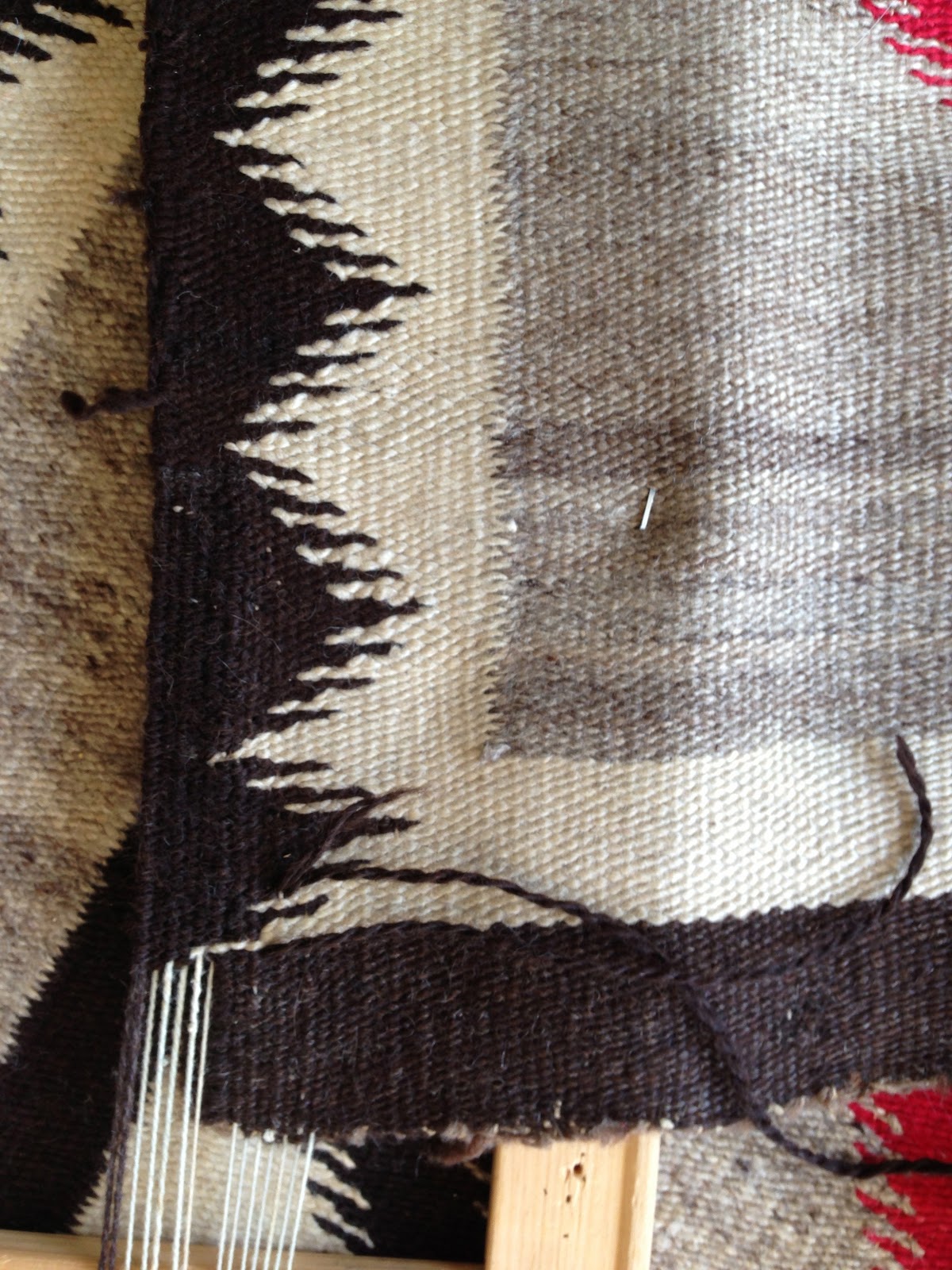 Kosker Traditional Rug Repair Navajo Rug Repair Process and Final Result