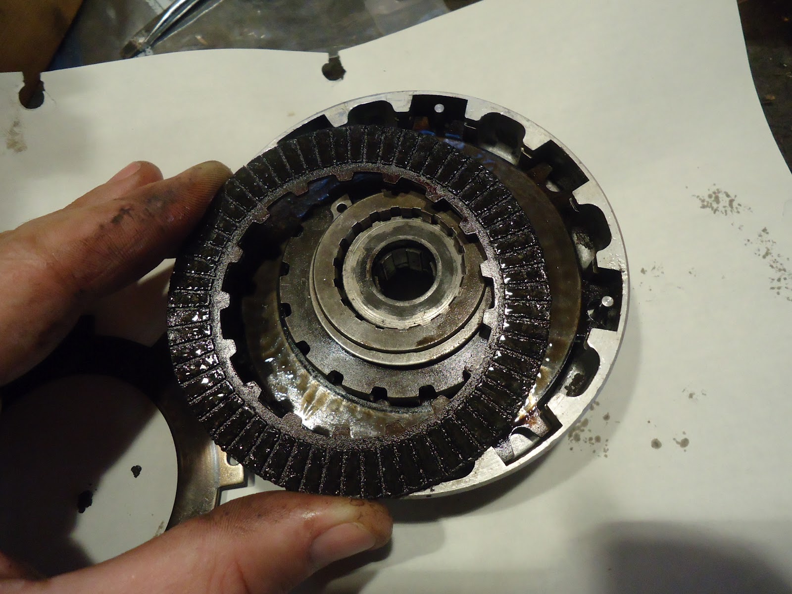 Tear it up, fix it, repeat CT70 KO Centrifugal Clutch Build up
