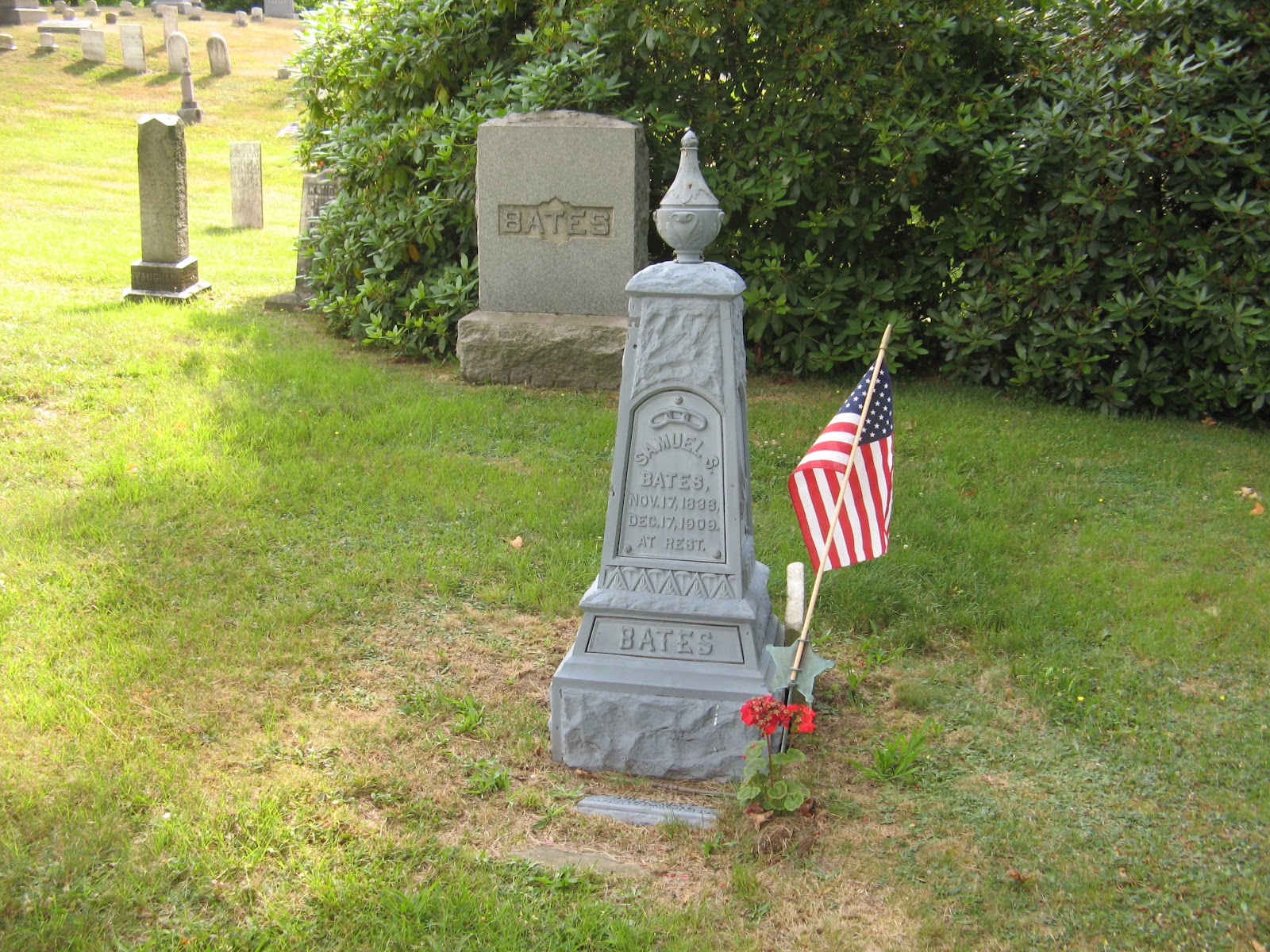 Bates Family History Hiram Ohio Cemetery Pictures