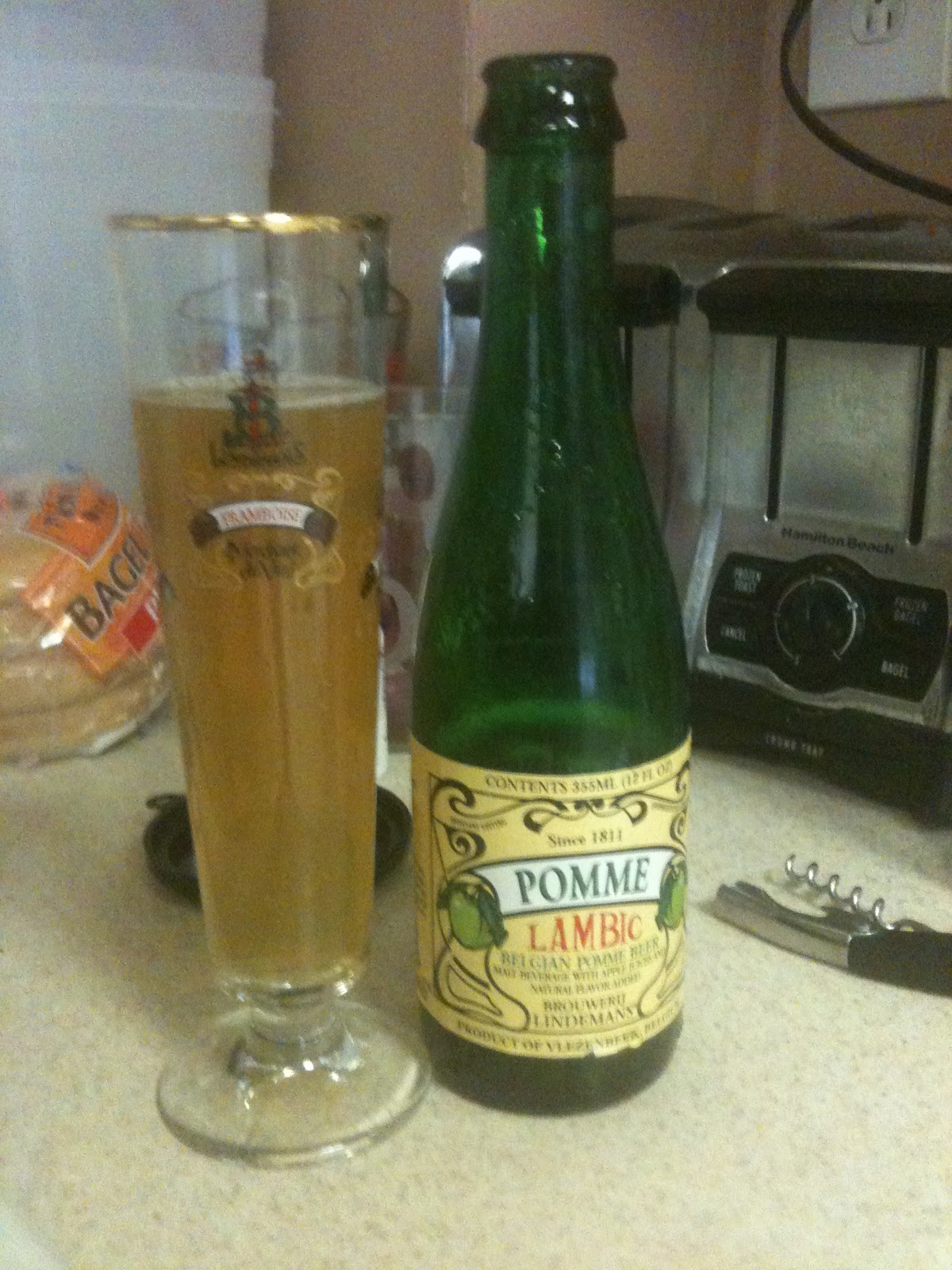 CheersForBeer Lindemans Apple (Pomme) Fruit Beer Review 68