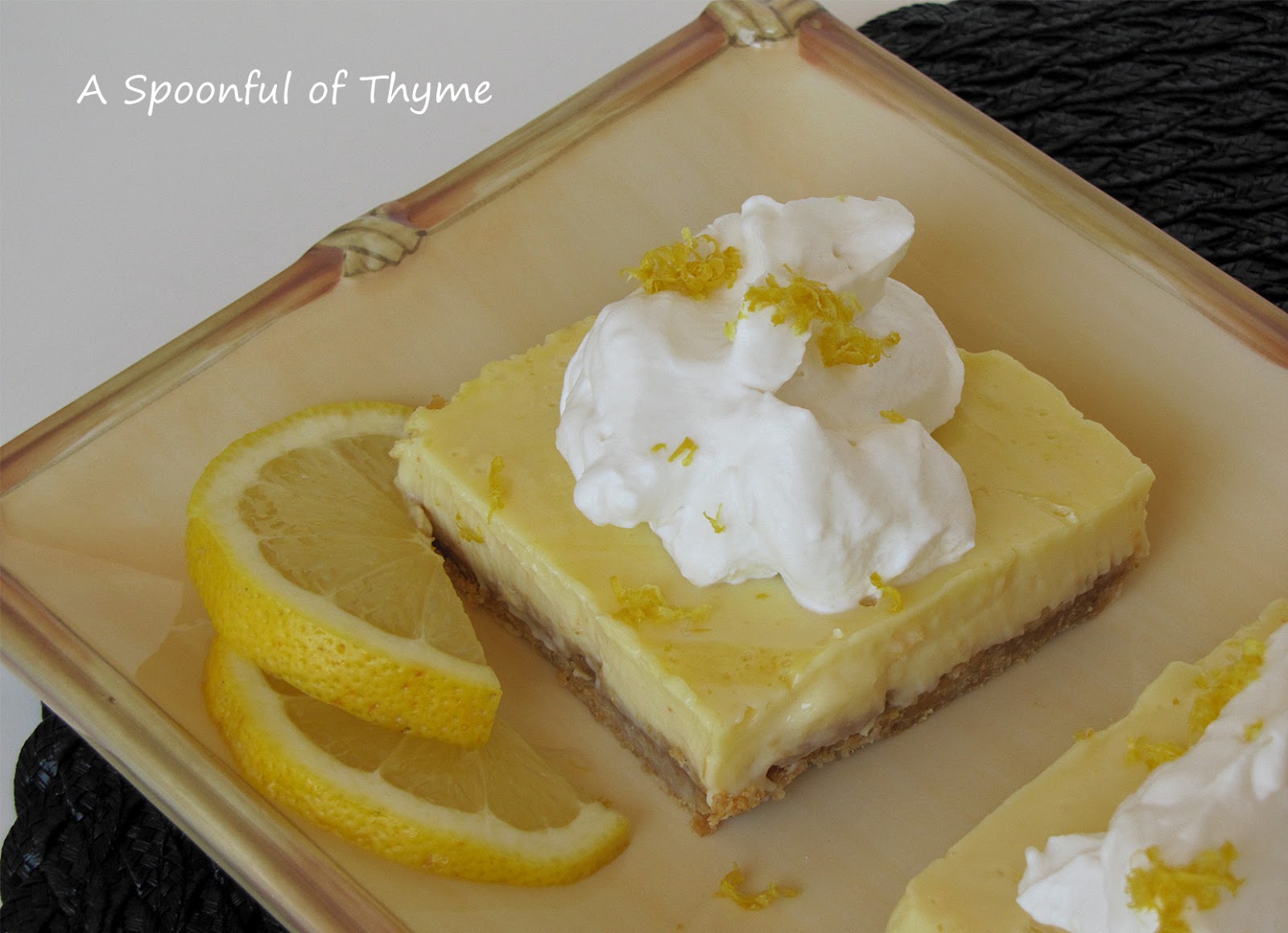 Lemon Pie Bars...Another New Cookbook