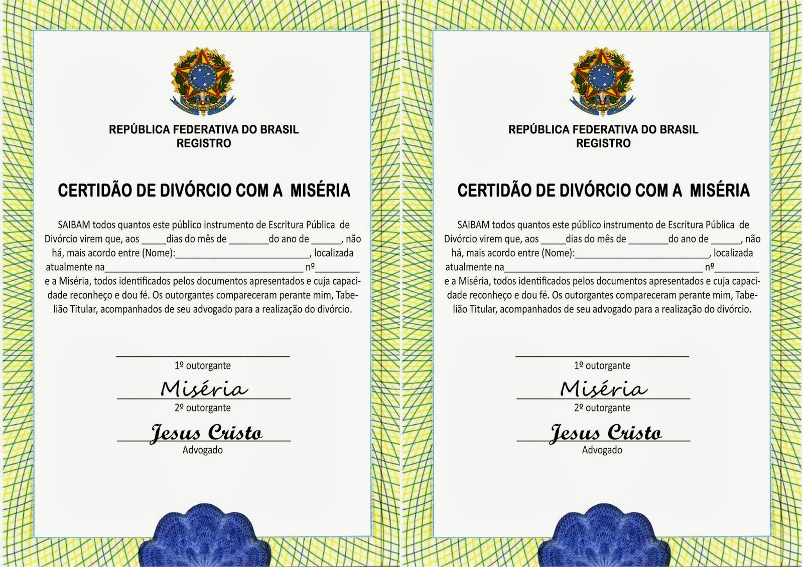 Exemplo De Certidão De Casamento Com Averbação De Divórcio