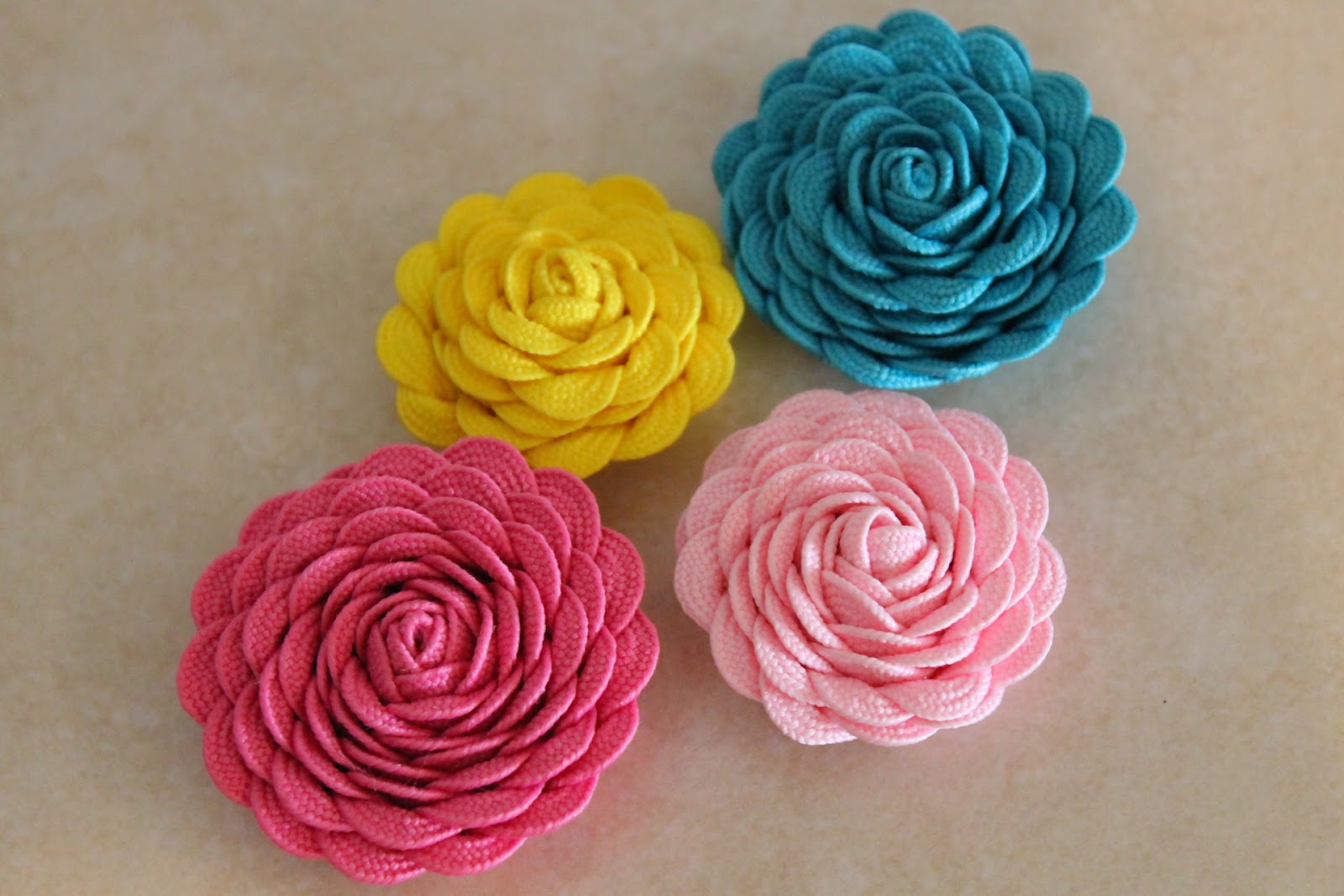 Oh for Sweetness Sake Rick Rack Flowers and Apricot White Chocolate