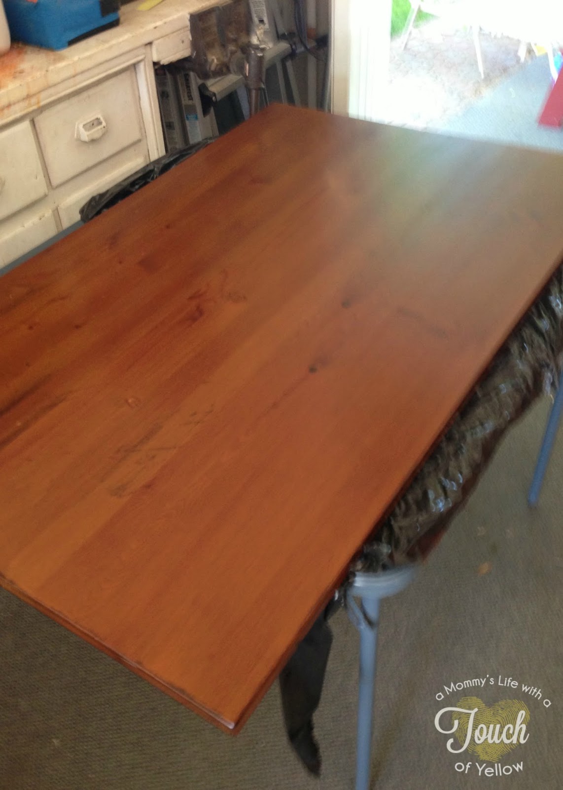 A mommy's life...with a touch of YELLOW Ikea Kitchen Table Makeover