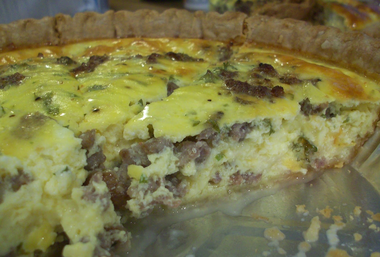 Diary of the Unexpected Housewife Johnsonville Sausage and Gruyere Quiche and Newspaper Flower Pots