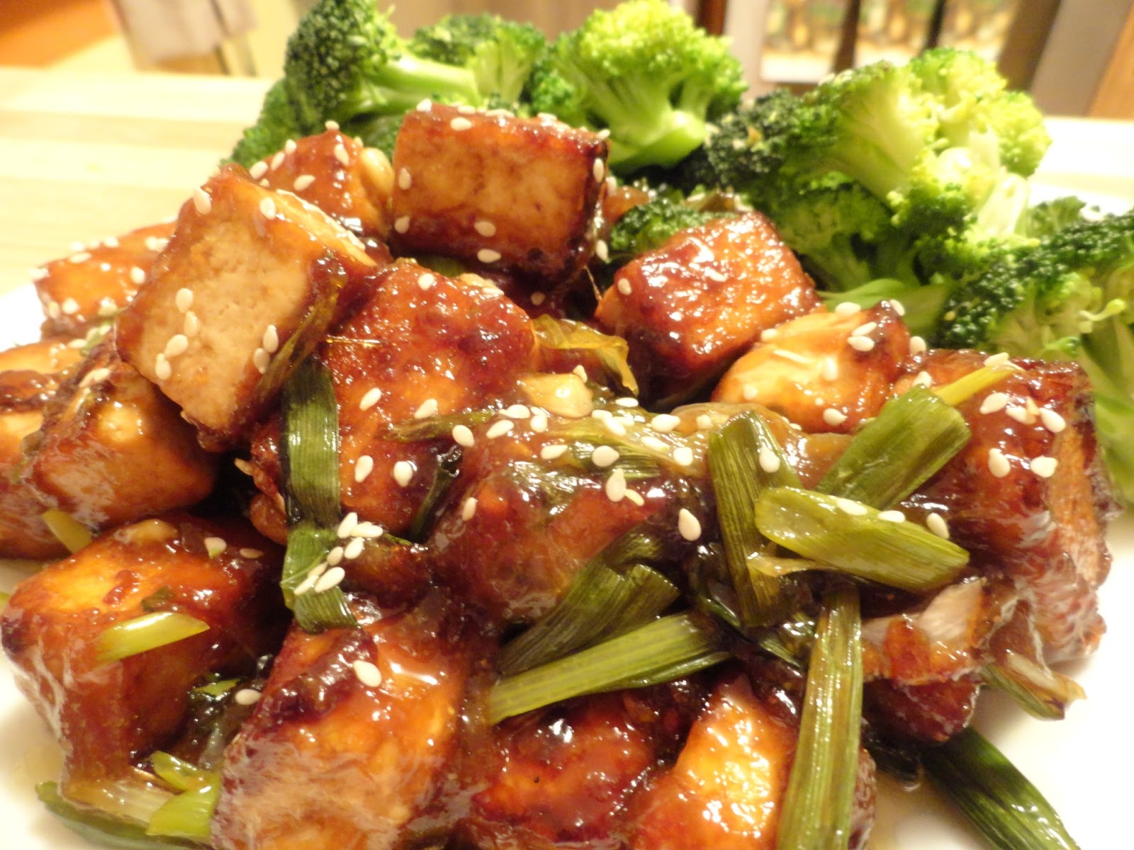 General Tso’s Tofu with Steamed Broccoli and 5Spice Brown Rice The "V" Word