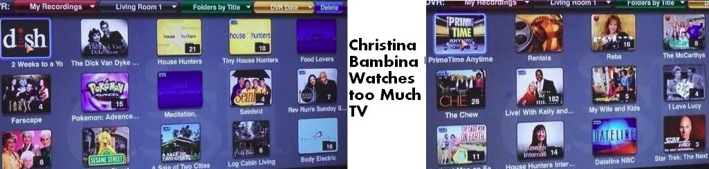 Christina Bambina Watches Too Much TV