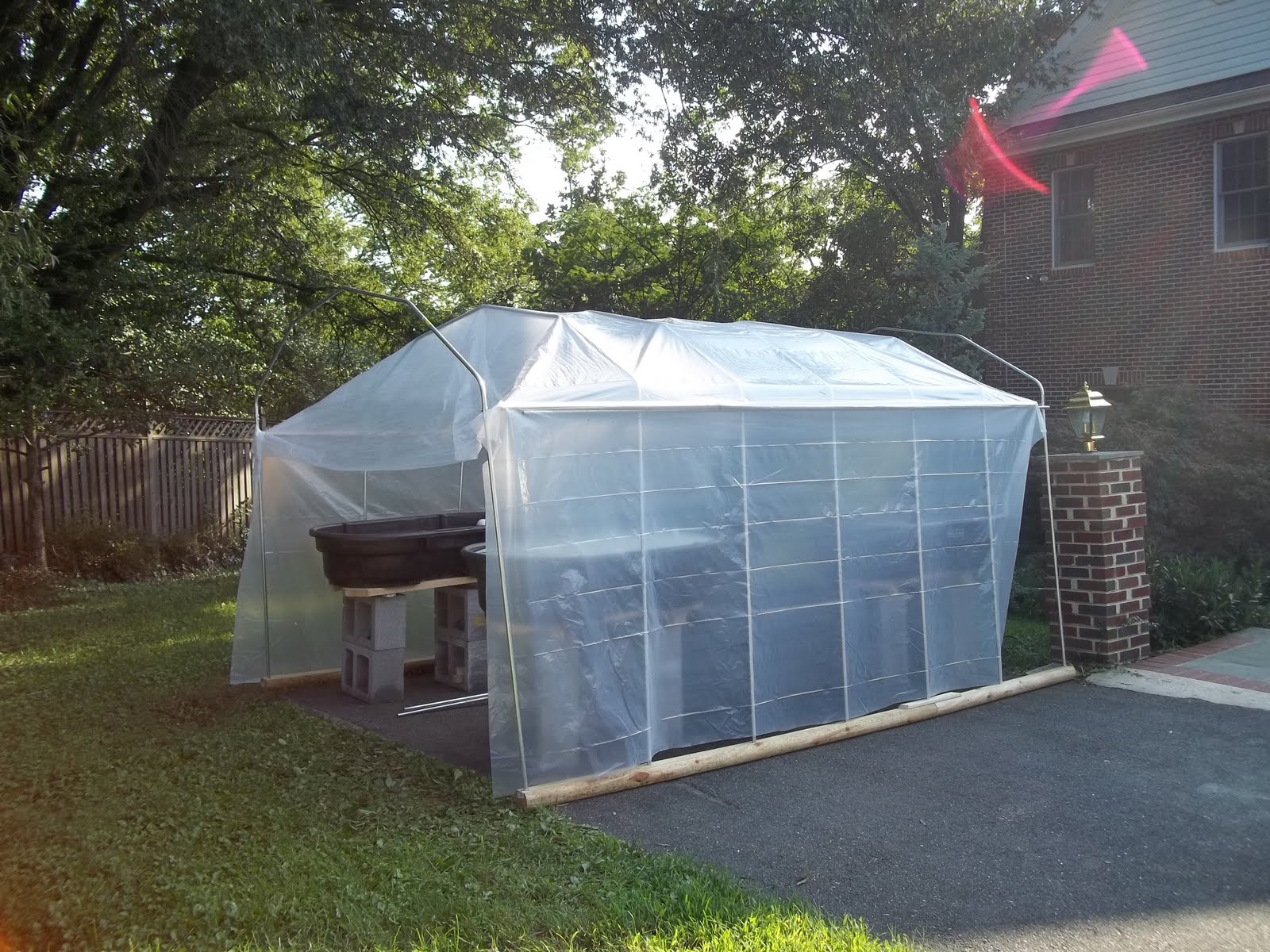 365 Aquaponics 13 Creating a Greenhouse out of Electric Metallic