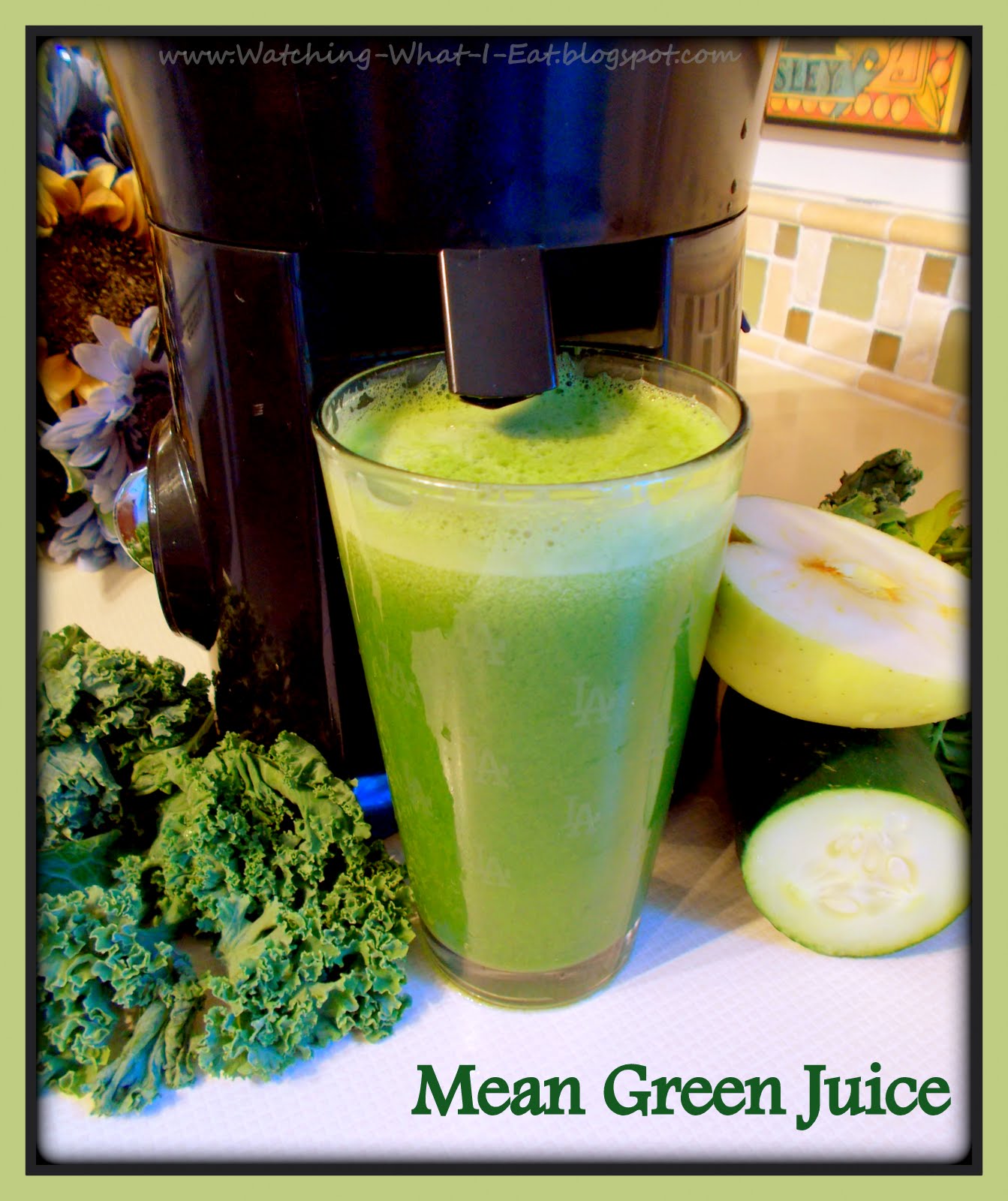 Watching What I Eat Mean Green Juice Meatless Monday