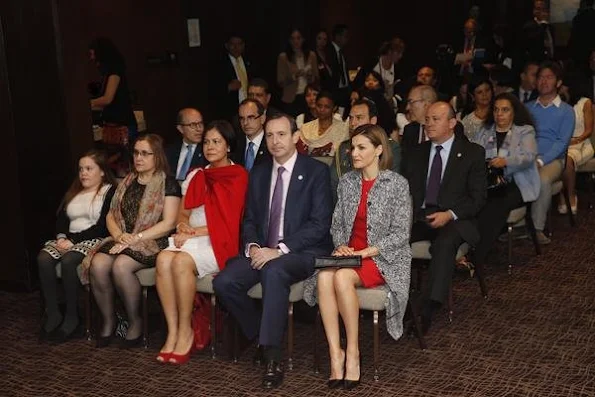 Queen Letizia of Spain met with the Iberoamerican Alliance for Rare Diseases at Presidente Hotel