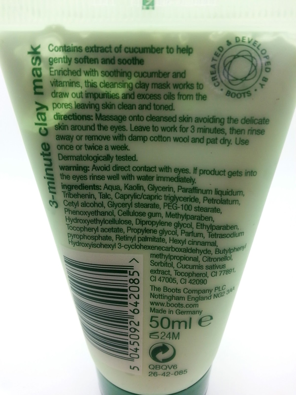 Boots Essentials 3 Minute Clay Mask Miss Makeup Magpie