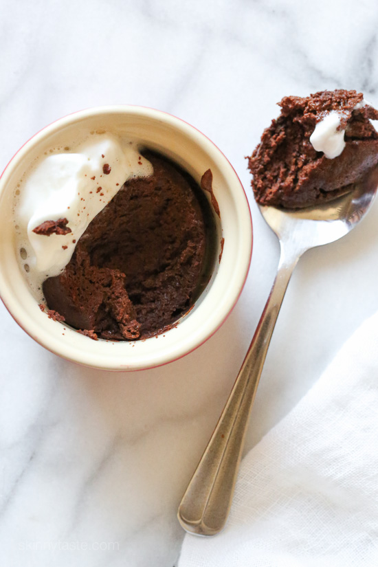 Flourless Chocolate Cake Flourless Chocolate Cake – Only 136 calories, this EASY 5-ingredient chocolate dessert is DELISH and ready in less than 30 minutes!