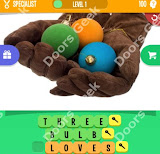 1 Pic 3 Words Level 100 answers cheats, solutions, walkthrough for 1 pic 3 words level 100