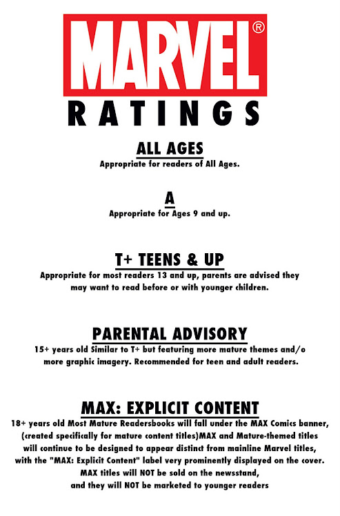 Marvel Comic Ratings