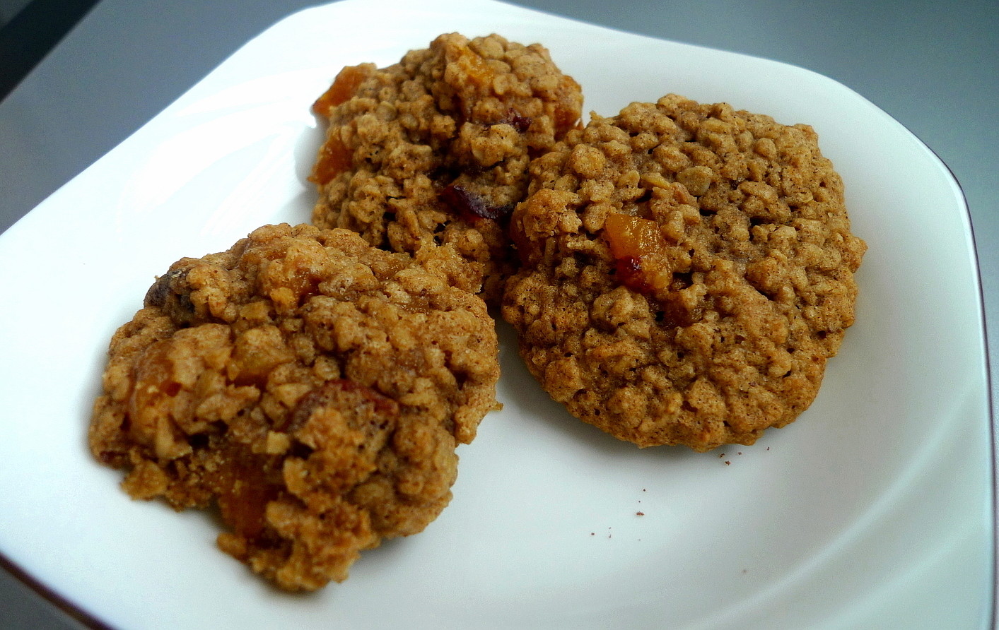 SWEET AS SUGAR COOKIES Spiced Oatmeal Cranberry Apricot Cookies