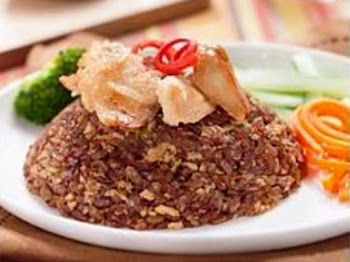 Nasi Goreng Beras Merah. i-Kuliner