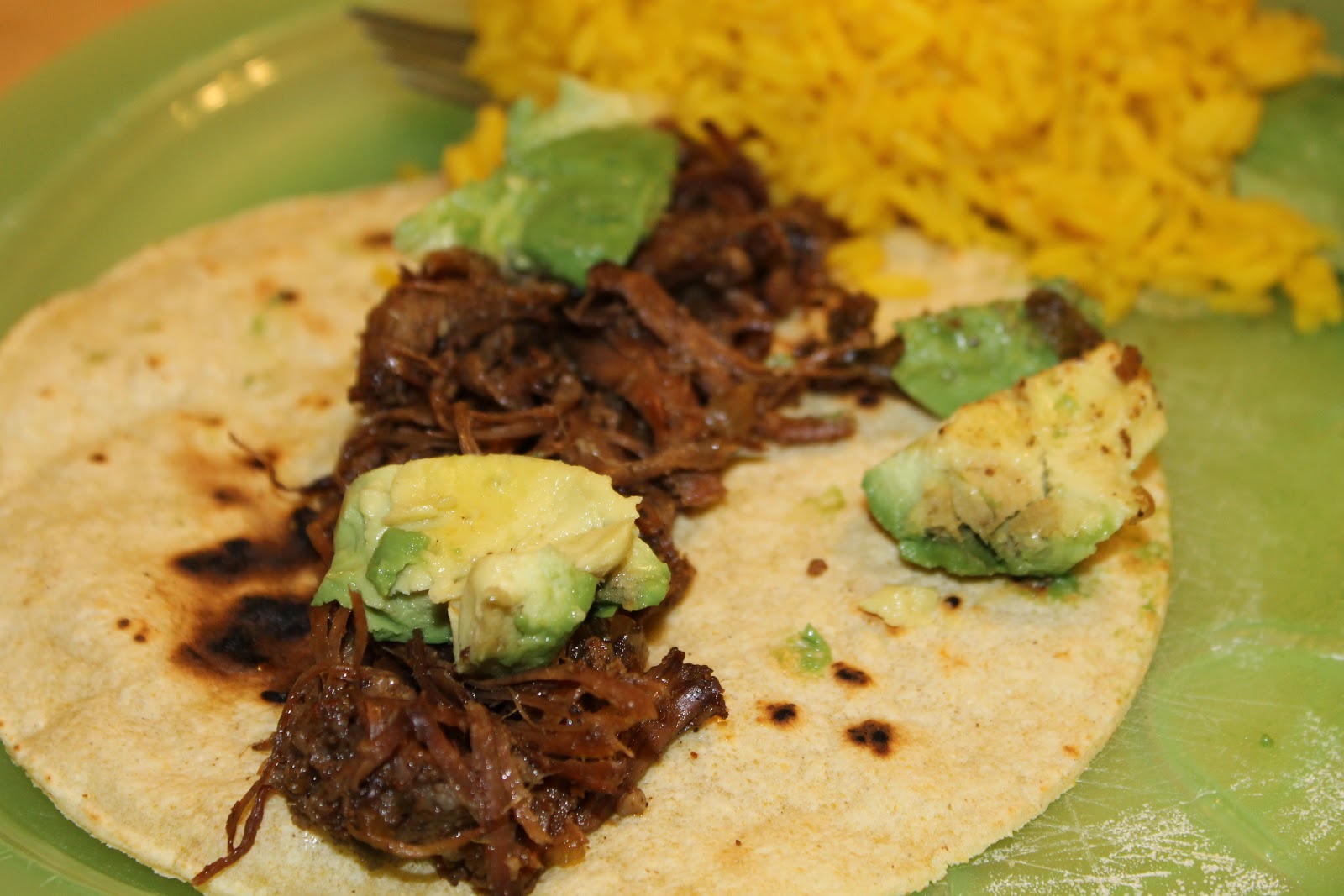Nay's Yummy Goodness Crockpot Flank Steak Tacos
