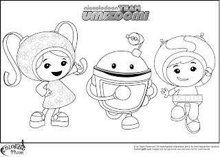 team umizoomi coloring pages