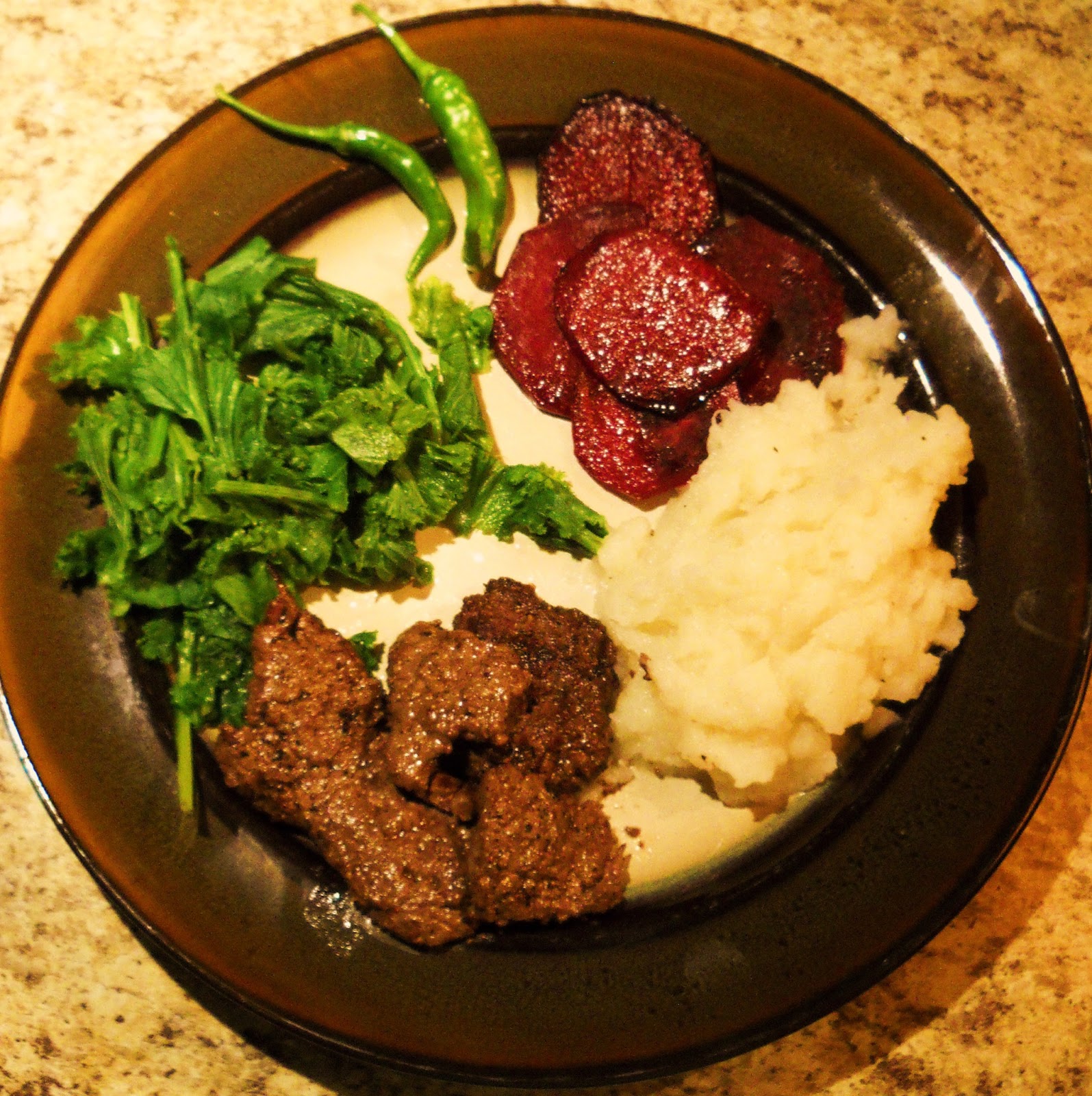 ThisIsHowICrunch! WhatsForDinner? Bear Steak!