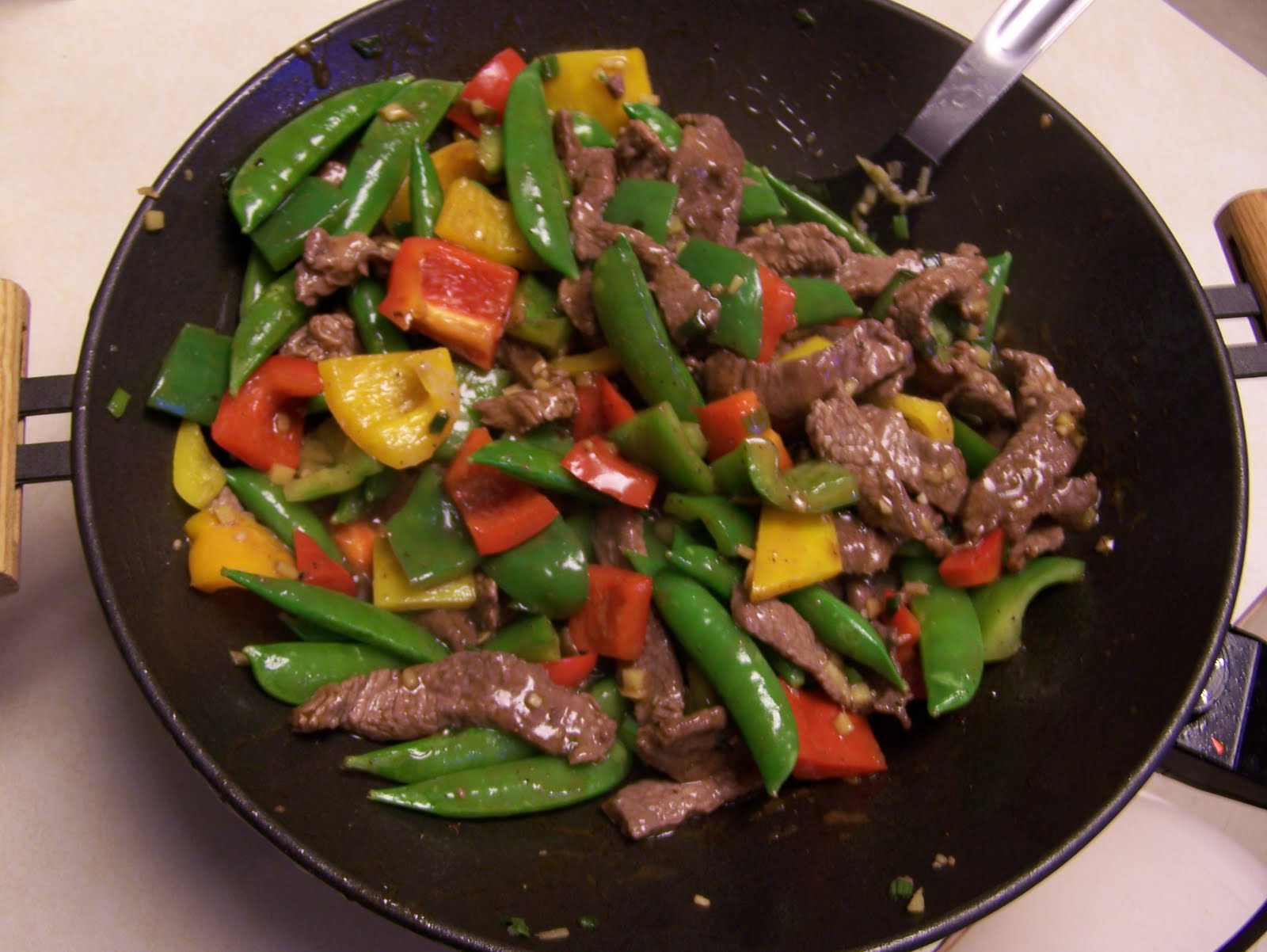 Diary of a Recipe Addict ThreePepper Beef