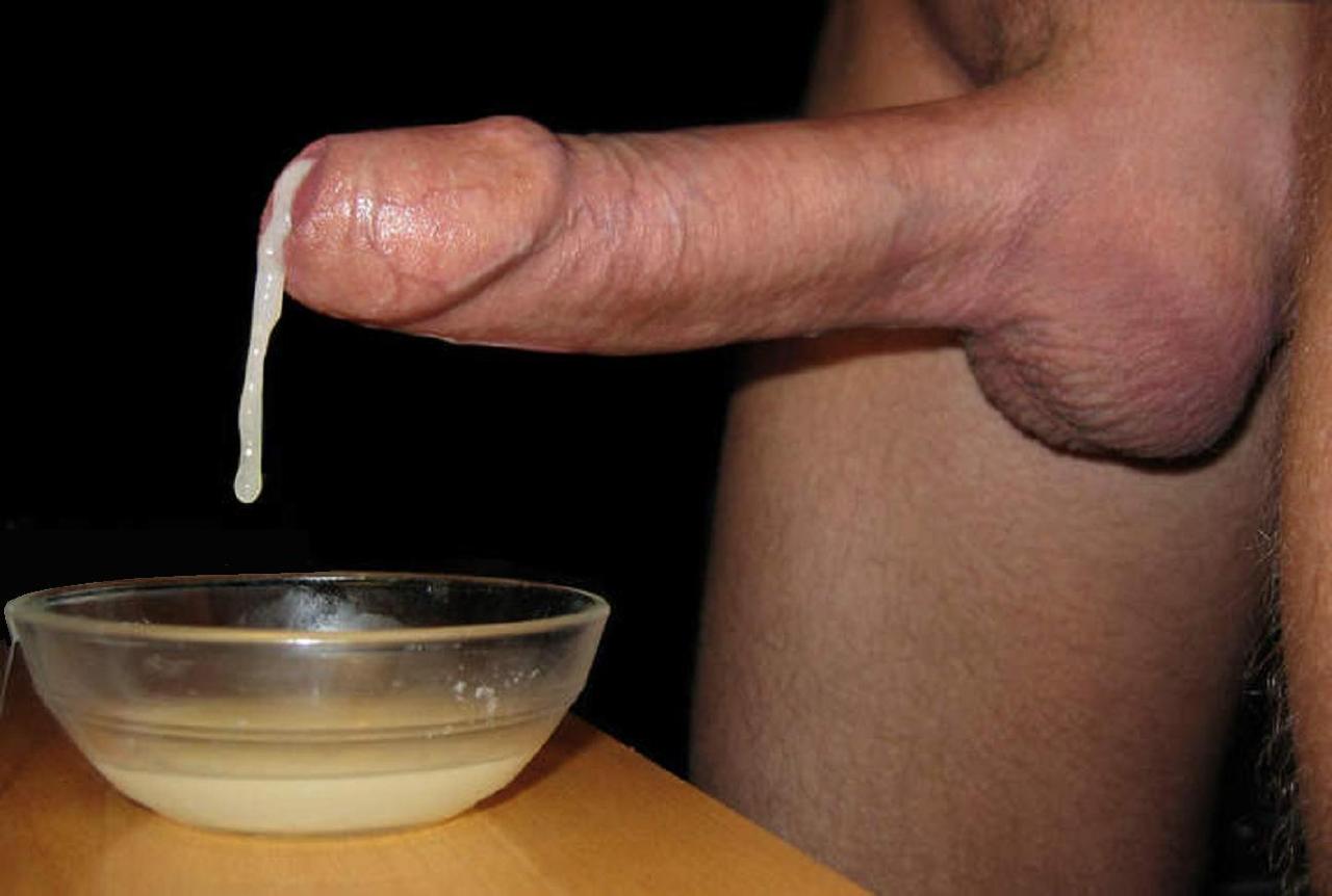 Jerking off for sperm collection