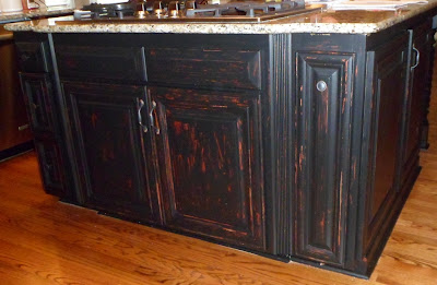 distressed kitchen cabinets island furniture painting