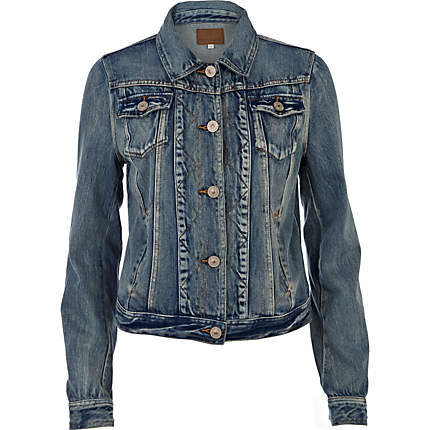 collarless denim jacket sainsburys