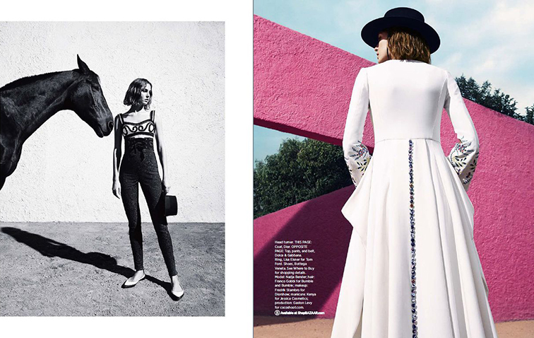 Nadja Bender photographed by Camilla Akrans, styled by Elissa Santisi for Harper's Bazaar US March 2015 Nadja Bender photographed by Camilla Akrans, styled by Elissa Santisi for Harper's Bazaar US March 2015