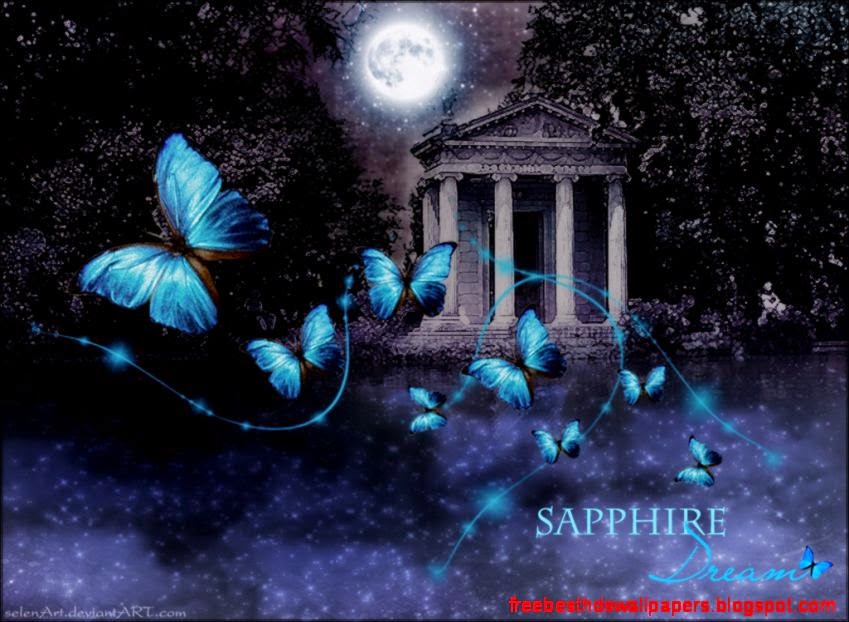 Wallpaper Sapphire Dream by selenart on DeviantArt Wallpaper Sapphire Dream by selenart on DeviantArt